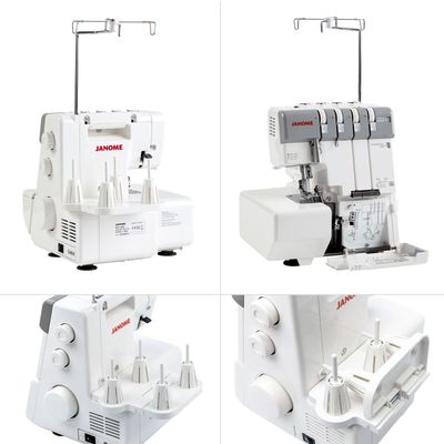 Janome MyLock 654D Overlocker - Sturdy Metal Base + Smooth & Quiet