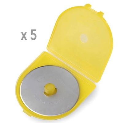 Olfa Japan Rotary Cutter Spare Blade (Tungsten Steel) 45mm - 5 Pack