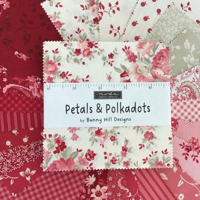 Moda Petals & Polka Dots by Bunny Hill Designs - Charm Pack