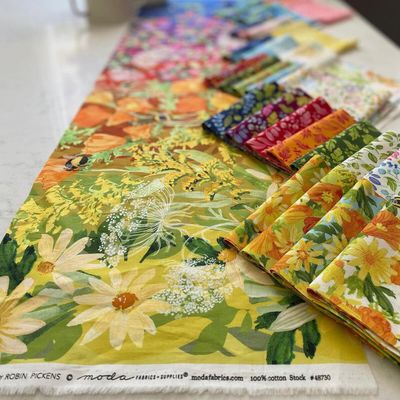 Moda Wild Blossoms by Robin Pickens - Charm Pack