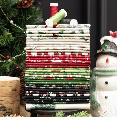 Moda Christmas Fabric Winter Friends by Deb Strain - Fat Quarter Bundle