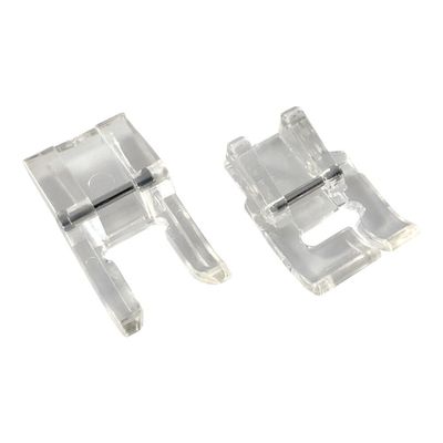 Applique Foot Set - Open & Close Toe (Universal for 7mm & 5mm machines) for Satin Stitch, Blanket Stitch & Zigzag