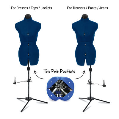 Adjustoform Sew Deluxe Leg Form Trousers Mannequin Size A (Small)