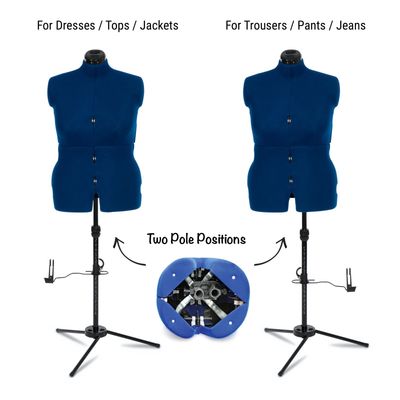 Adjustoform Sew Deluxe Leg Form Trousers Mannequin Size C (Large)