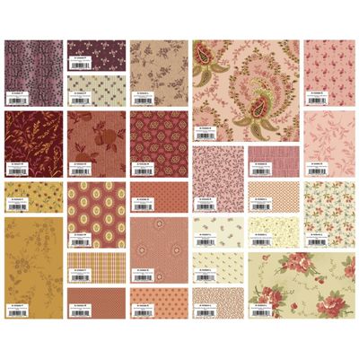 Amber Secret Stash Favourites Charm Pack - by Laundry Basket Quilts for Andover Fabrics