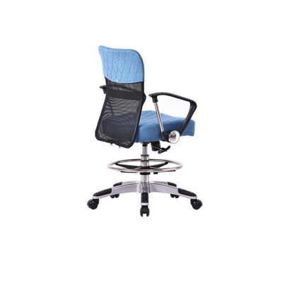 Horn Lux-i Sewing Arm Chair - for Adjustable Height Sewing & Cutting - Ocean Blue