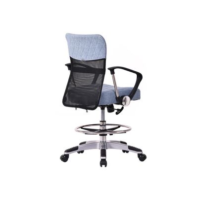 Horn Lux-i Sewing Arm Chair - for Adjustable Height Sewing & Cutting - Sky Blue
