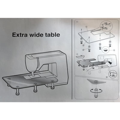 Janome Horizon Extension Table (489 710 007) fits MC8200QCP, MC7700QCP, MC8900QCP