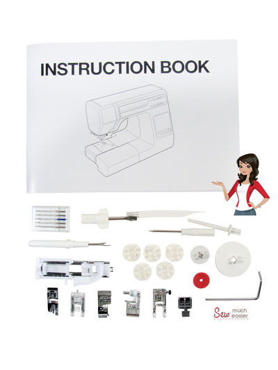 Janome My Excel 18W (MW3018) Heavy Duty Sewing Machine + The Ultimate Feet Set