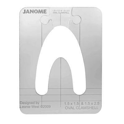Janome Ruler Work Kit (RWK001) Quilting Templates for Ruler Work Foot