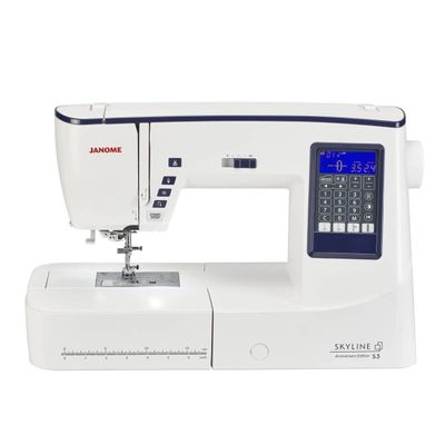 Janome Skyline S3 AE Sewing Machine - Best Value Large Space for Quilting