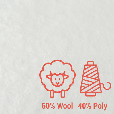 Matilda's Own Wool Poly Batting (240cm Width) - Whole Roll 30m