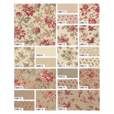 Moda Fabric Joie de Vivre by French General - Jelly Roll