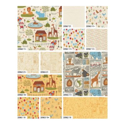 Moda Animal Park Fun by Stacy Iest Hsu - Charm Pack 