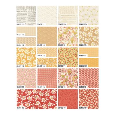 Moda Fabric Summer's End by Fig Tree & Co - Charm Pack