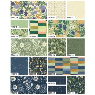 Moda Fabric Brookside by One Canoe Two - Charm Pack