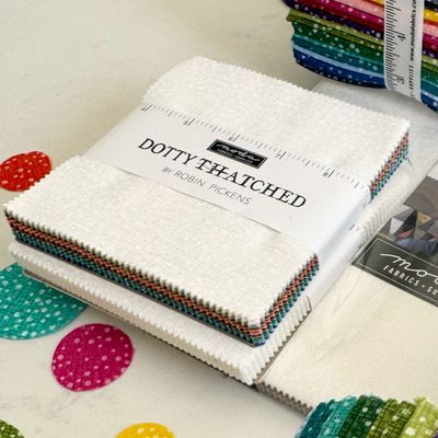 Moda Fabric Dotty Thatched by Robin Pickens - Charm Pack