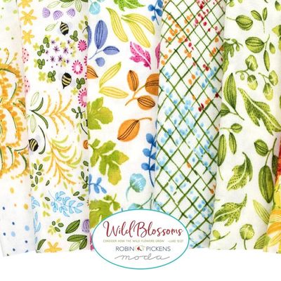 Moda Wild Blossoms by Robin Pickens - Charm Pack