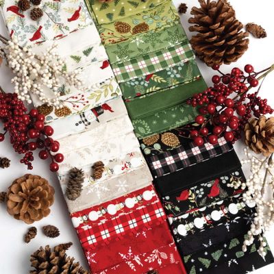 Moda Christmas Fabric Winter Friends by Deb Strain - Fat Quarter Bundle