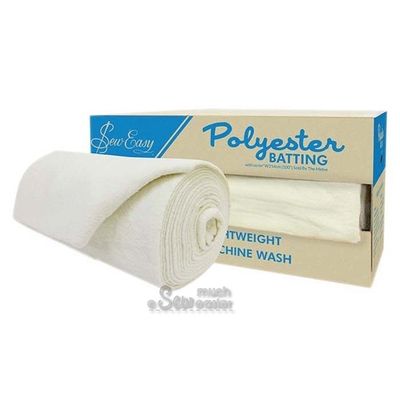 Sew Easy 100% Polyester Batting (254cm Width) - Whole Roll 15m