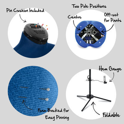 Adjustoform Sew Deluxe Leg Form Trousers Mannequin Size A (Small)