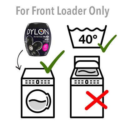 A00129 Dylon Fabric Dye Pods for Washing Machine - Full Colour Range