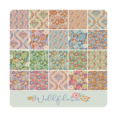 Tilda Fabric - Wallflower Fat Eighth 1/8 Bundle