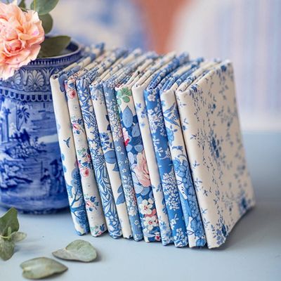 Tilda Fabric - Something Blue (Light) Fat Quarter 1/4 Bundle