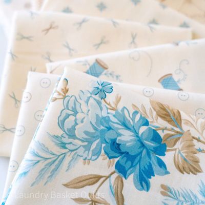 Sewing Bird Charm Pack - by Laundry Basket Quilts for Andover Fabrics