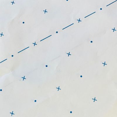 Pattern Making Paper Dot and Cross - Whole Roll 280m