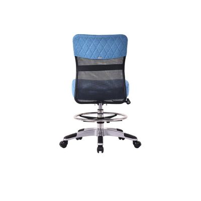 Horn Lux-i Sewing Chair - for Adjustable Height Sewing & Cutting - Ocean Blue