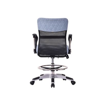 Horn Lux-i Sewing Arm Chair - for Adjustable Height Sewing & Cutting - Sky Blue