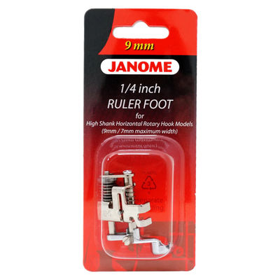 Janome Ruler Work Foot (202-441-009) for High Shank 9mm / 7mm