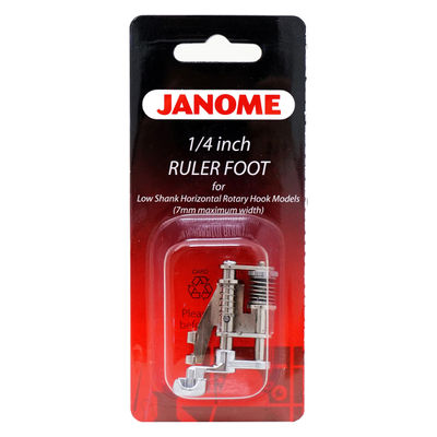 Janome Ruler Work Foot (202-442-000) for Low Shank Top Loading Models