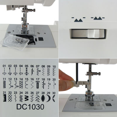 Janome DC1030 Beginner Sewing Machine + 15-Piece Presser Feet Set