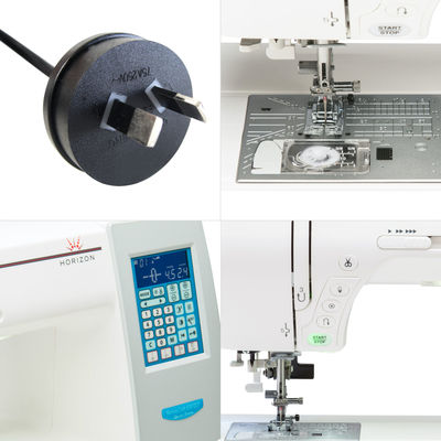 Janome Horizon Memory Craft MC8200QCP + The 9mm Ultimate Feet Set