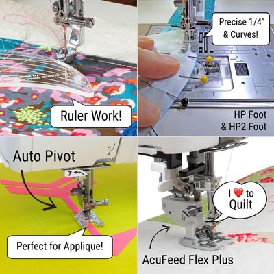 Janome Horizon Memory Craft MC9480QCP Sewing Machine - 9mm with Stitch Regulator & AcuFeed