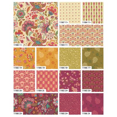 Moda Fabric Sitara by Crystal Manning - Jelly Roll