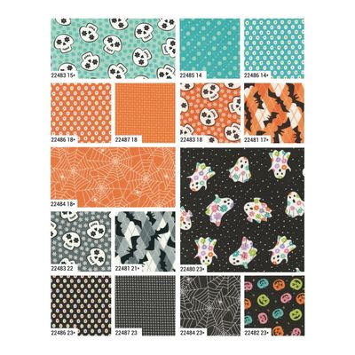 Moda Fabric Fab Boo Lous by Me & My Sister - Charm Pack