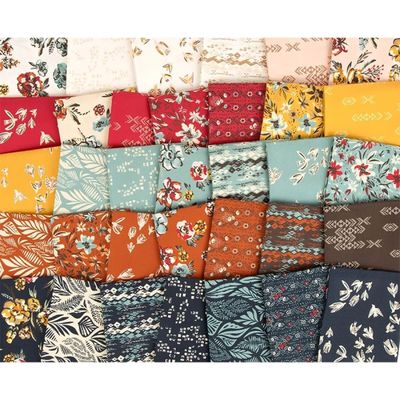 Moda Fabric Flora + Thread by Fancy That  - Charm Pack