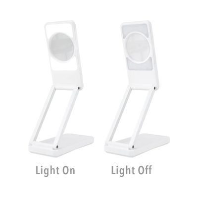 Triumph Z-Folding Portable LED Magnifier Lamp - Rechargeable Sewing Travel Light