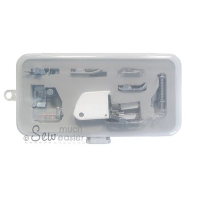 Patchwork Quilter's Sewing Machine Presser Foot Set (Universal for Low Shank 7mm machines)