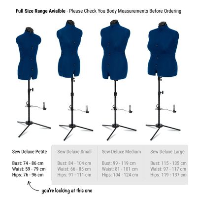 Adjustoform Sew Deluxe Leg Form Trousers Mannequin Petite Size (Extra Small)