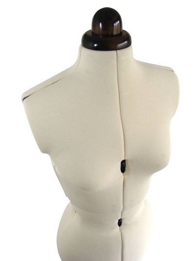 Adjustoform Lady Valet Mannequin Small Size 10 - 16 in Natural