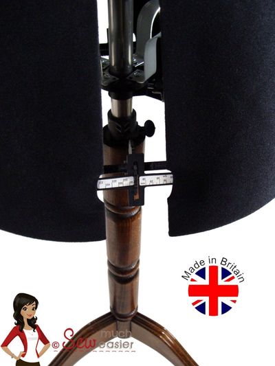 Adjustoform Lady Valet Mannequin Medium Size 14 - 20 in Black