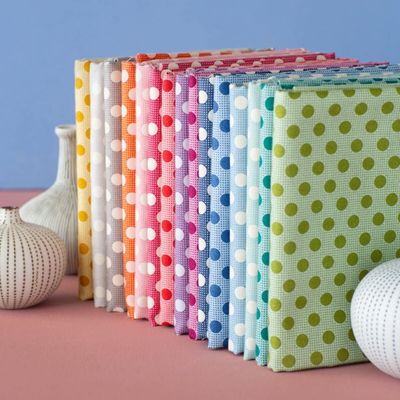 Tilda Fabric - Medium Dots Fat Quarter 1/4 Bundle Basic Blenders