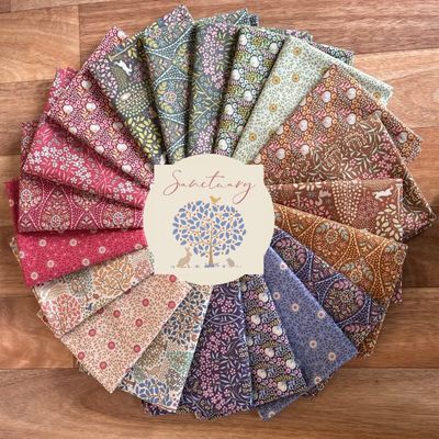 Tilda Fabric - Sanctuary Fat Eighth 1/8 Bundle