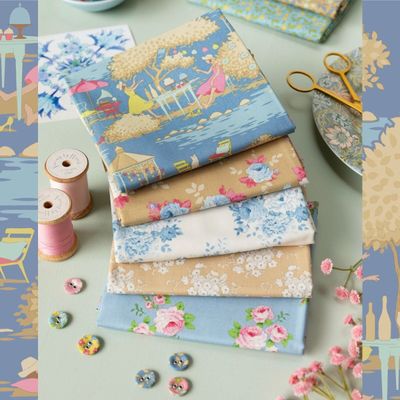 Tilda Fabric - Sunday Brunch Fat Eighth 1/8 Bundle