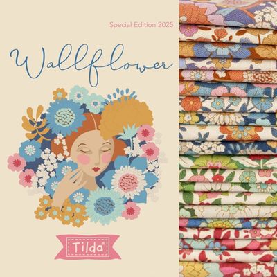 Tilda Fabric - Wallflower Fat Eighth 1/8 Bundle