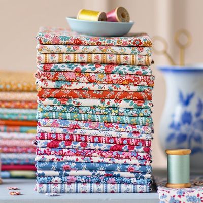 Tilda Fabric - Village Life Fat Eighth 1/8 Bundle